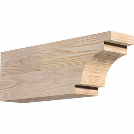 Ekena Millwork Mediterranean Smooth Rafter Tail, Douglas Fir, 3 1/2"W x 6"H x 16"L RFT04X06X16MED00SDF